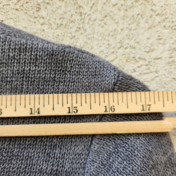 Cocogio Cardigan Women’s Small Gray Merino Wool Classic Minimalist Italy - Picture 10 of 11